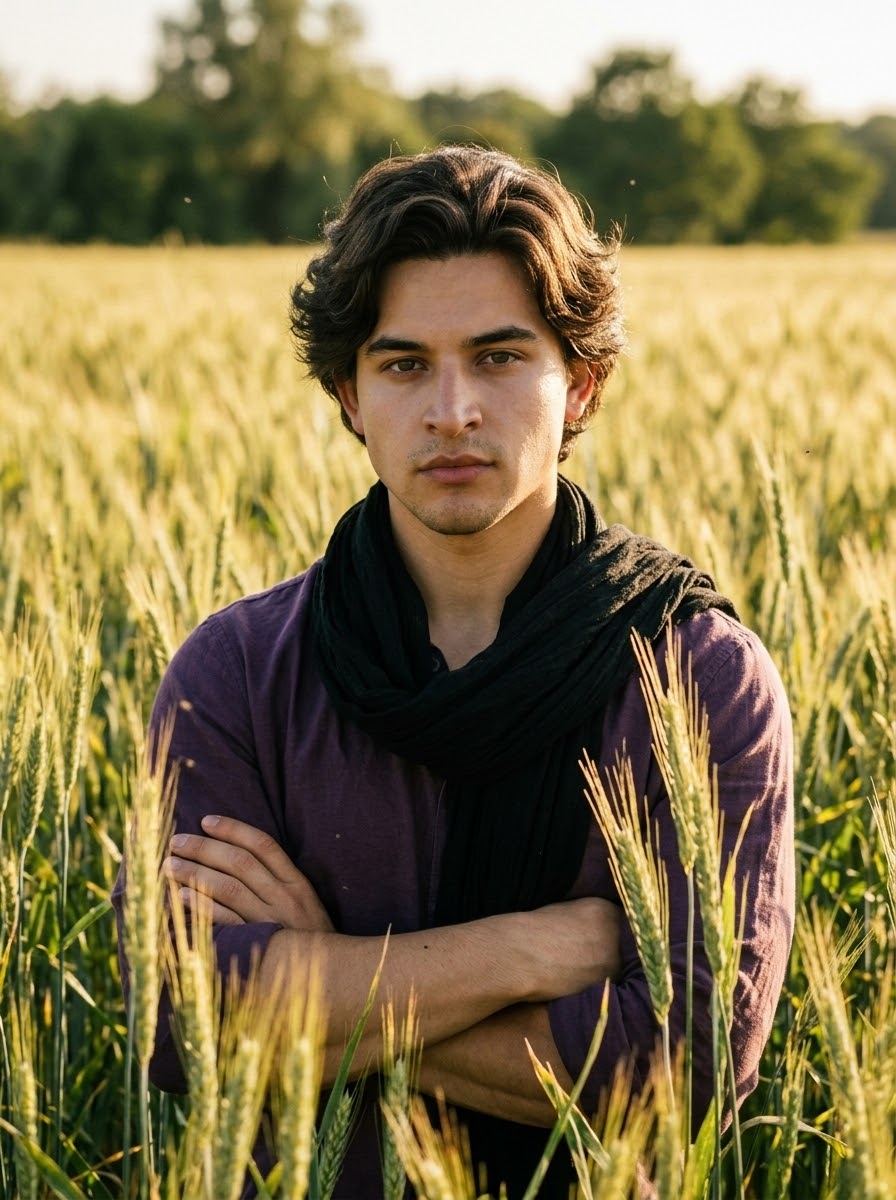 Close-up Standing Wheat — 10 Image Prompts