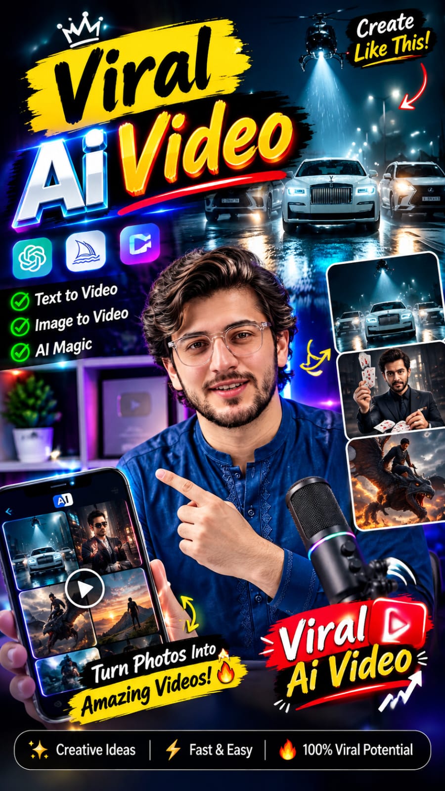 Video prompt preview